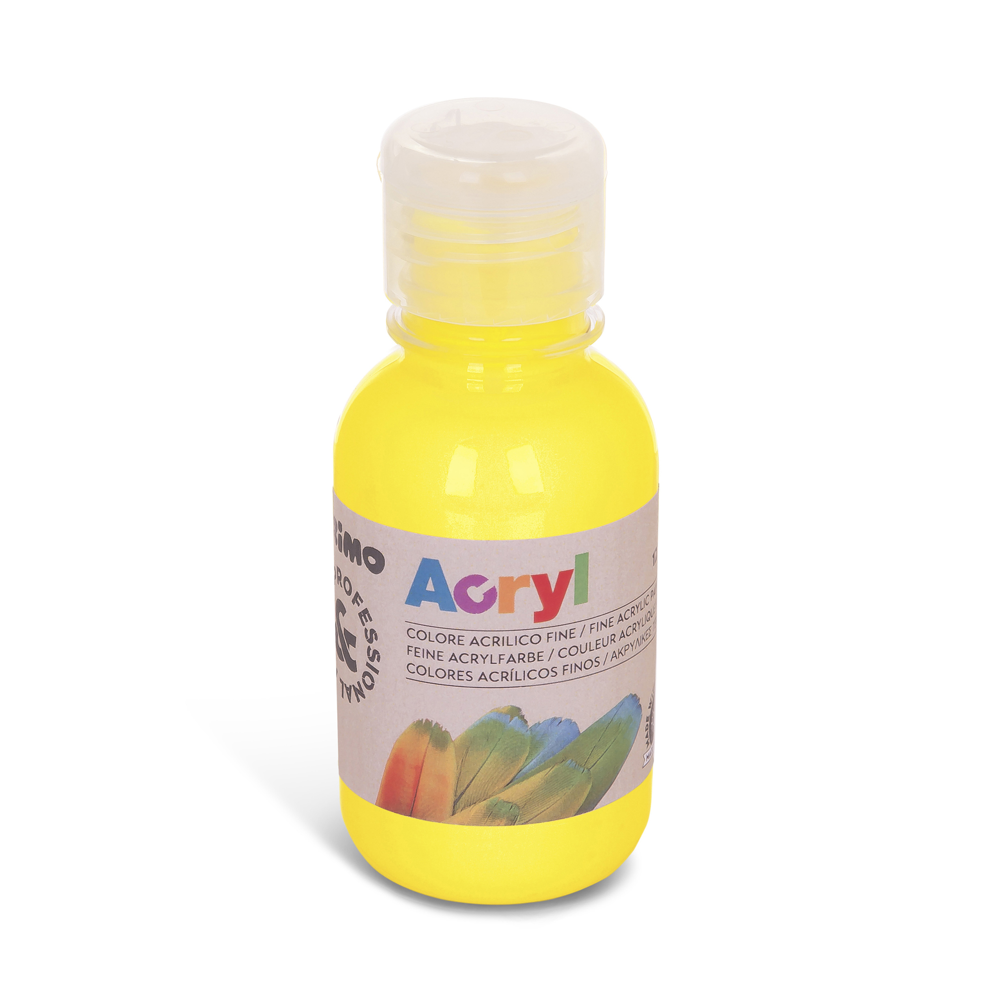 Colore Acrilico Fine Acryl 125ml Giallo Primario Primo 402ta125201 8006919424021