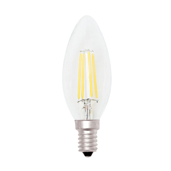 Lampada Led Candela C35 a Filamento 4w E14 3000k Luce Calda 499048252 5900605095751