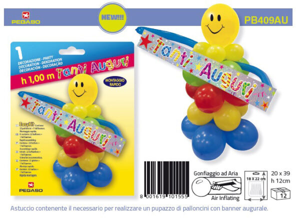 Easy Kit Clown Tanti Auguri Pegaso