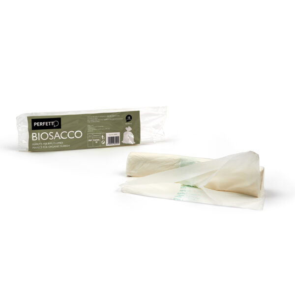 Rotolo da 15 Biosacchi Immondizia 42x42cm 10lt 19 Perfetto 0359d 8000957035942