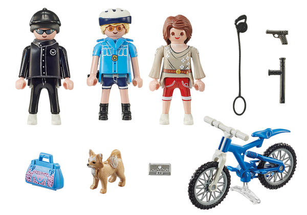 Poliziotto in Bici e Borseggiatore Playmobil 70573a 4008789705730