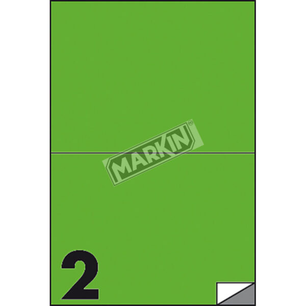 Etichetta Adesiva C 509 Verde Fluo 100fg A4 210x148mm 2et Fg Markin X210c509f Ve 8007047051059