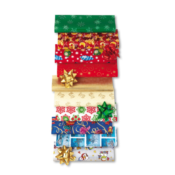 Scatola 100fg Carta Regalo Christmas 100x70cm 70gr Assort 79007915000 8001565753396