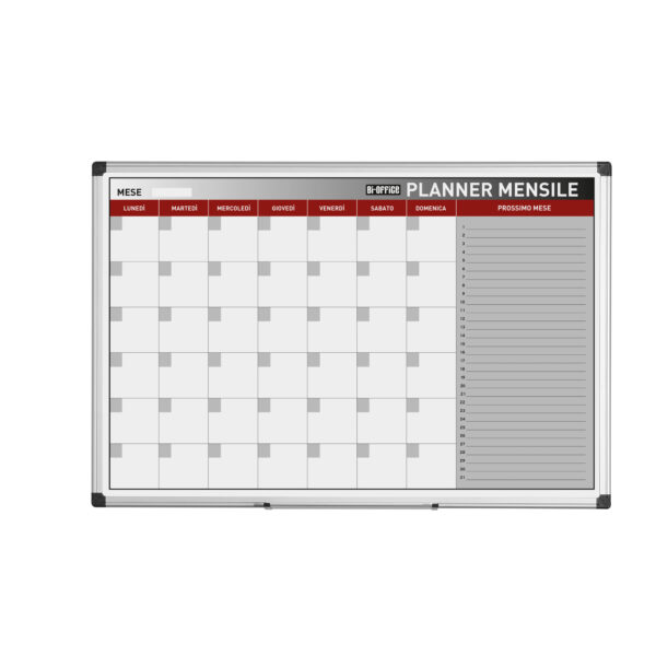 Planner magnetico mensile – 90×60 cm