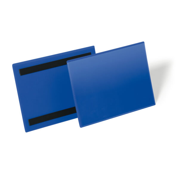 50 Buste Identificazione Magnetiche 210x148mm A5 Oriz Art 1743 Blu Durable 1743 07 4005546109022