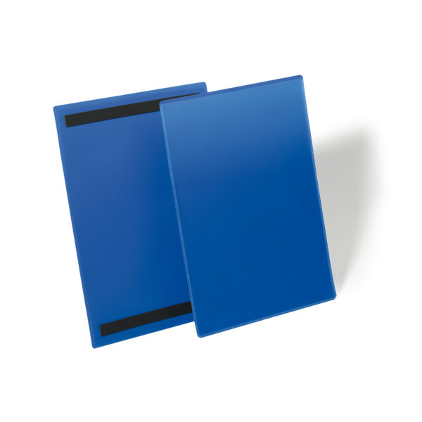 50 Buste Identificazione Magnetiche 210x297mm A4 Vert Art 1744 Blu Durable 1744 07 4005546109039