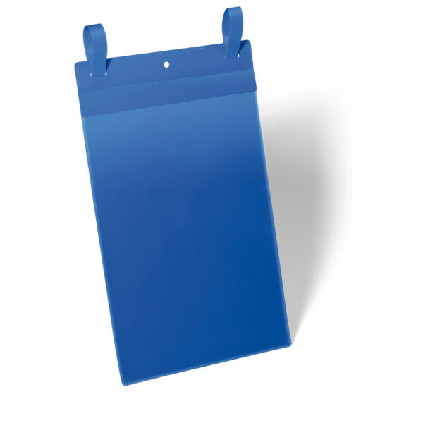 50 Buste Identificazione con Fascette 210x297mm A4 Vert Art 1750 Blu Durable 1750 07 4005546109091