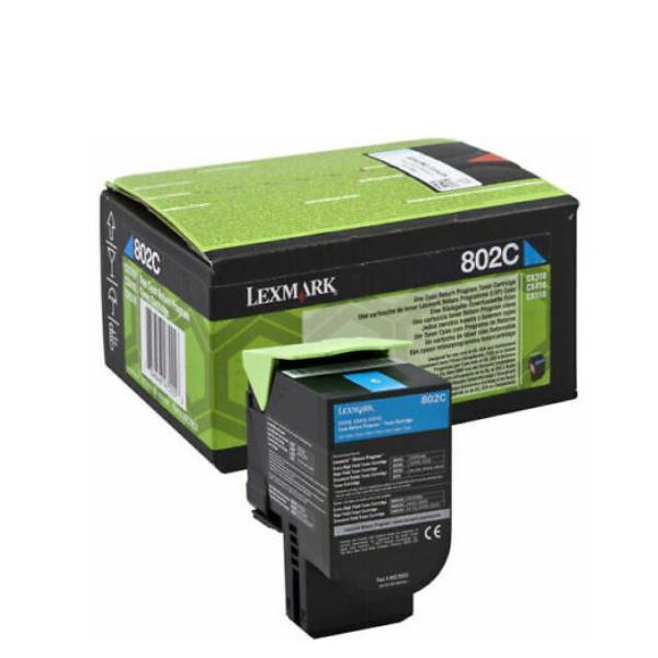 802c Toner Ciano Corporate Lexmark 80c20ce 734646569767