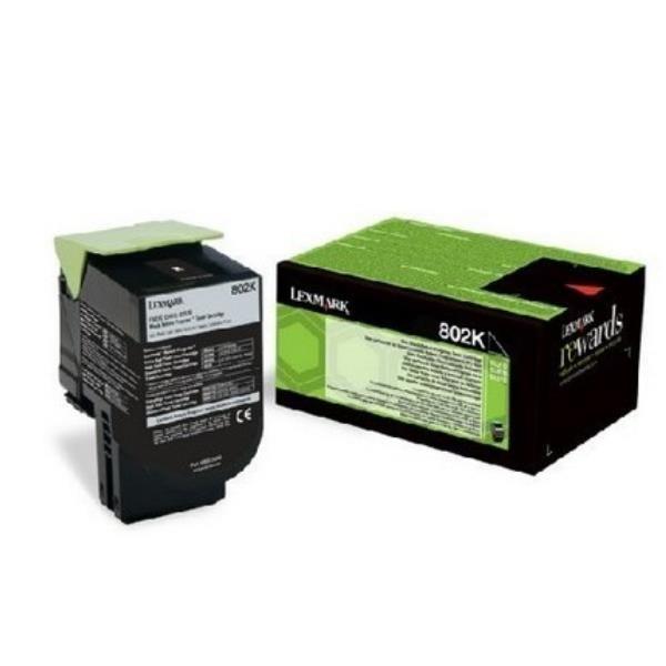 802c Toner Nero Corporate Lexmark 80c20ke 734646569798