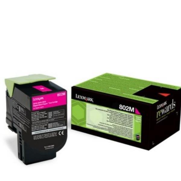 802c Toner Magenta Corporate Lexmark 80c20me 734646569774