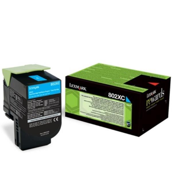 Toner 802sce Asr Ciano Corporate Lexmark 80c2xce 734646497213