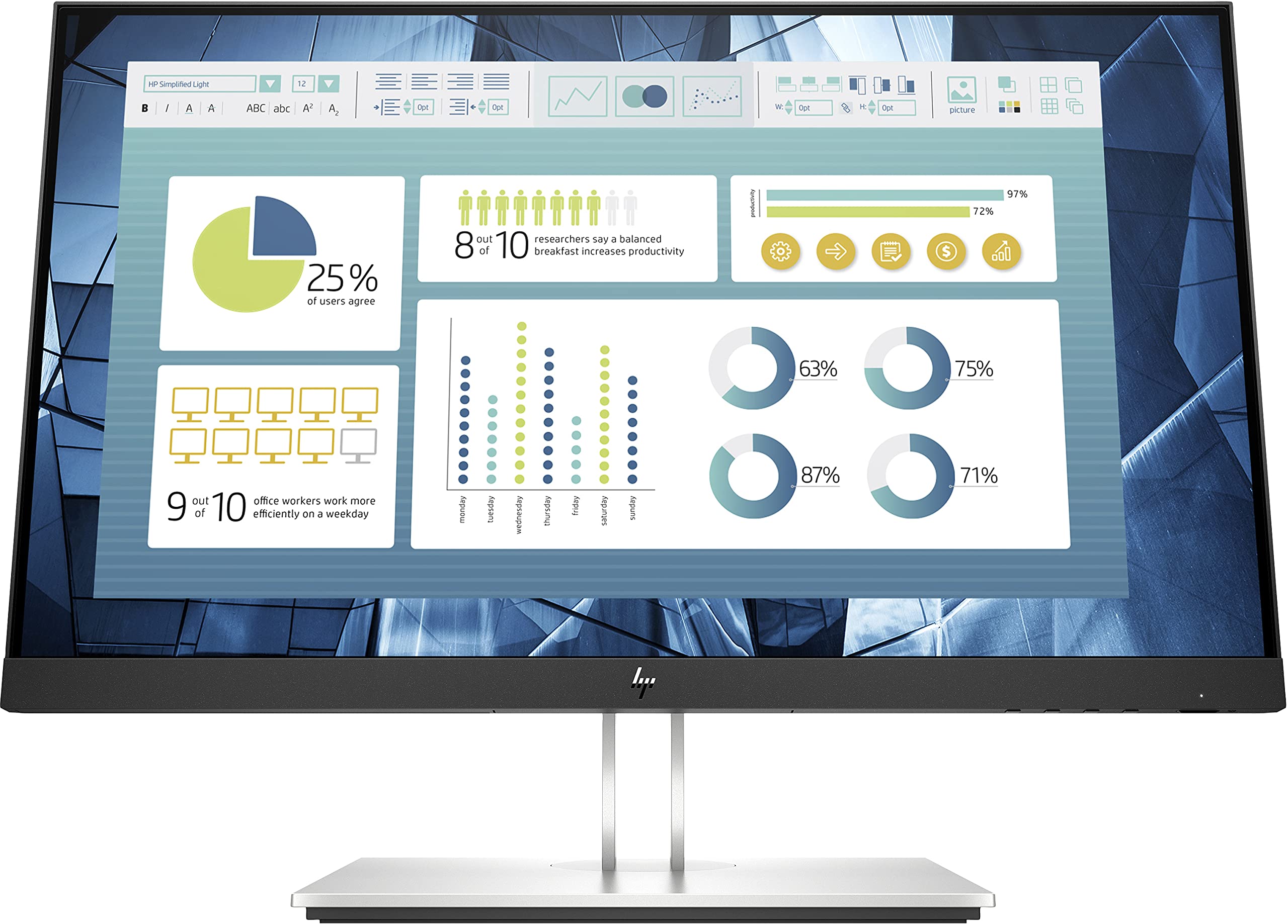 Hp E22 G4 Fhd Monitor Hp Inc 9vh72aa 194850092909