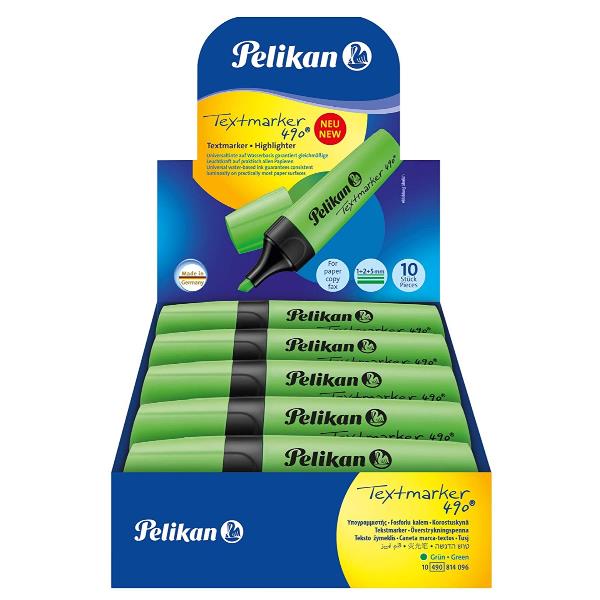 Text Marker 490 Neon New Verde Pelikan 814096