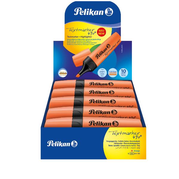 Text Marker 490neon Arancio Pelikan 814119 4012700512215