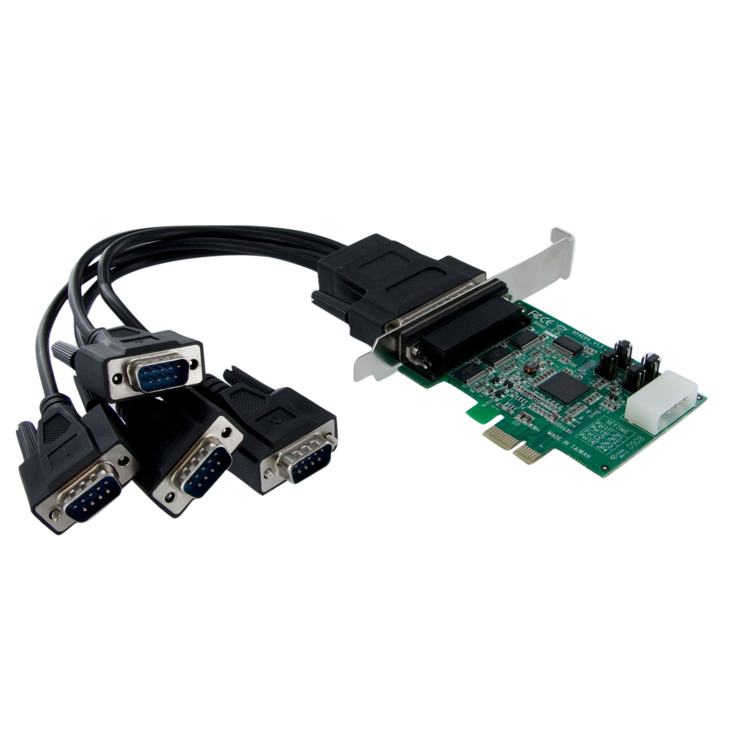 Scheda Pcie a 4 Porte Startech Comp Cards And Adapters Pex4s952 65030834421