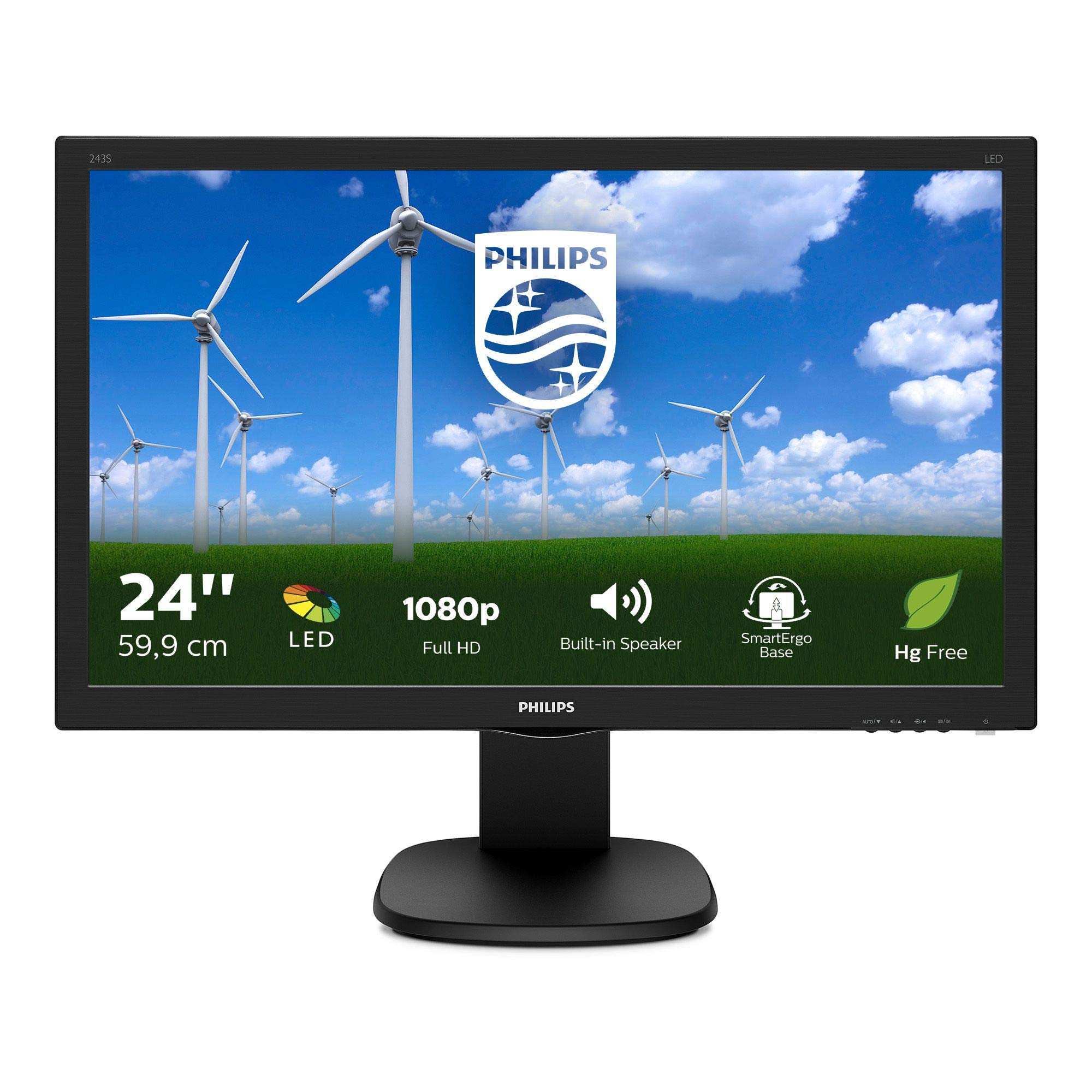 23 6in 1920x1080 16 9 1ms Mmd Philips Monitors 243s5ljmb 00 8712581750398