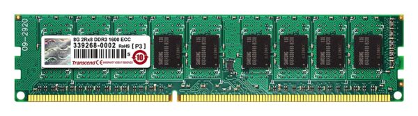 8gb Ddr3l 1600 Ecc Dimm 2rx8 Transcend Memory Module Ts1glk72w6h 760557824244