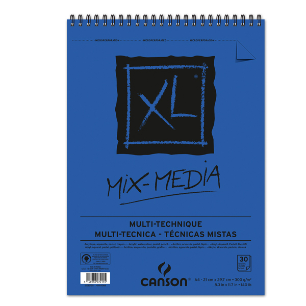 Album Spir Xl Mix Media A4 Canson 200807215