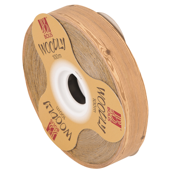 Rotolo Nastro Woodly Legno Goffrato 24mmx100mt Bolis 51282421082 8001565529250