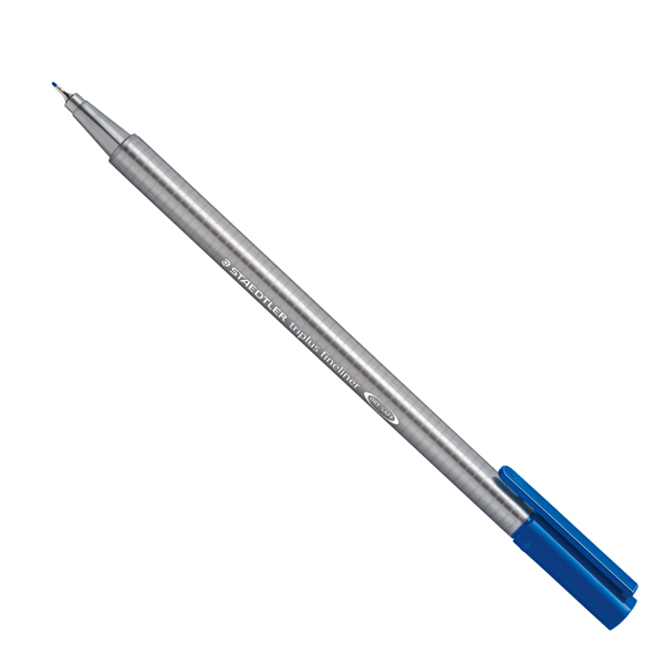 Triplus Fineliner Punta 0 3mm Blu Staedtler 334 3 4007817334003