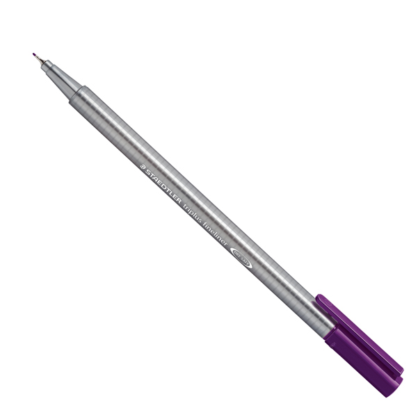 Triplus Fineliner Punta 0 3mm Violetto Staedtler 334 6 4007817334096