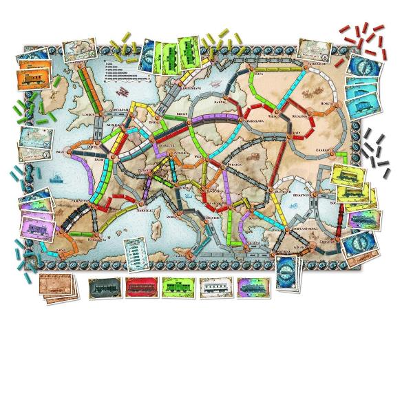 Ticket To Ride Europa Asmodee 8500a 824968717325
