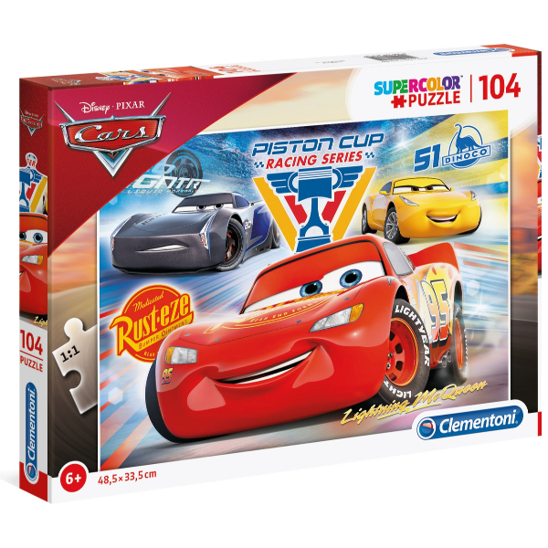 104 Cars Piston Cup Legends Clementoni 27072 8005125270729