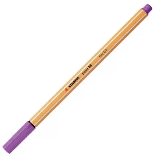 Stabilo point 88 plum, fineliner ergonomico da 0.4 mm 4006381574556