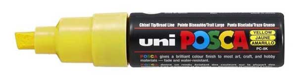 Marker Uni posca scalpel pc8k giallo