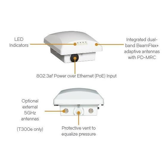 Zoneflex T300 Omni Outdoor Ap Ruckus Networks 901 T300 Ww01