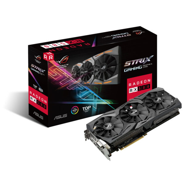 Rog Strix Rx580 T8g Gaming Asus 90yv0ak1 M0na00 4712900709100