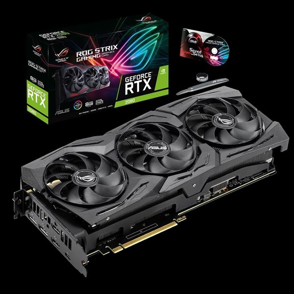 Gf Rog Strix Rtx2080 A8g Gaming Asustek Video Cards 90yv0c61 M0nm00 4718017167437