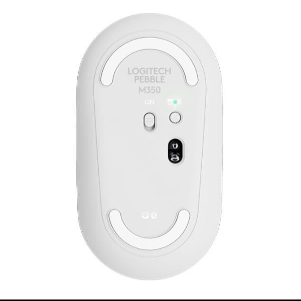 Pebble M350 Wireless Mouse White Logitech 910 005716 5099206085657