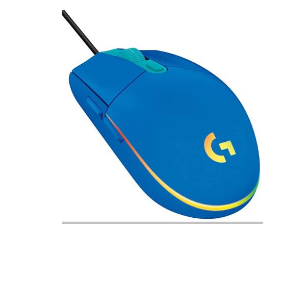 G203 Lightsync Gaming Mouse Blue Logitech 910 005798 5099206089181