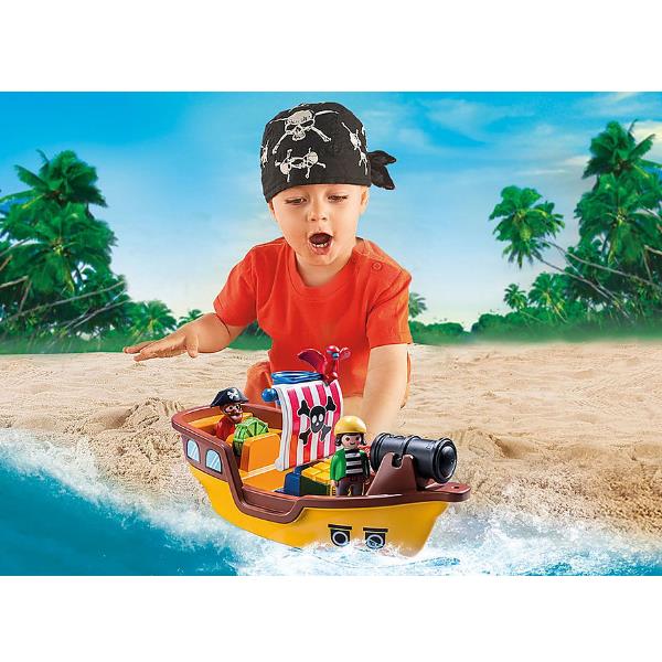 Nave Dei Pirati 1 2 3 Playmobil 9118 4008789091185