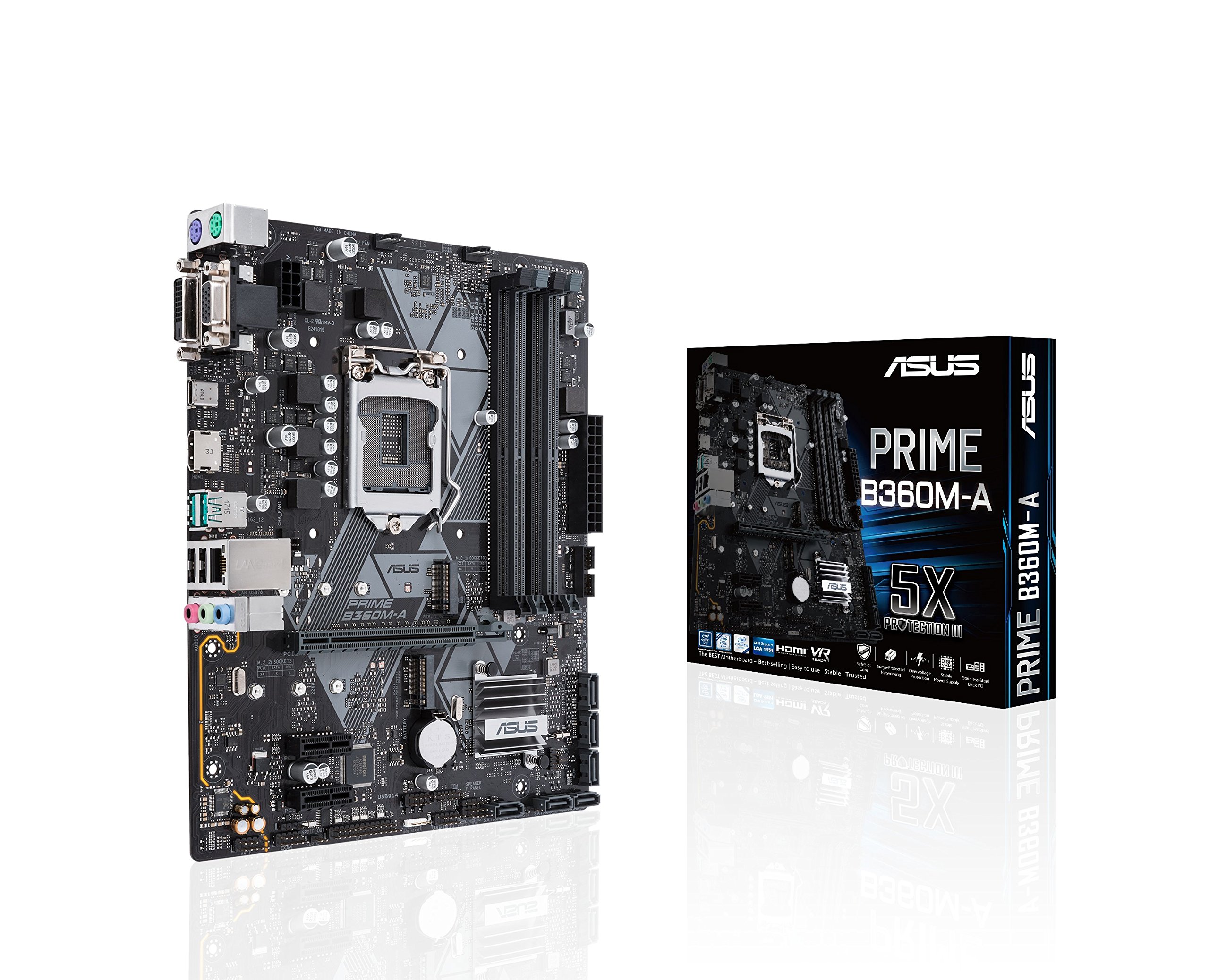 Prime B360m a S1151v2 B360 Matx Asustek Computer 90mb0wq0 M0eay0 4712900984361