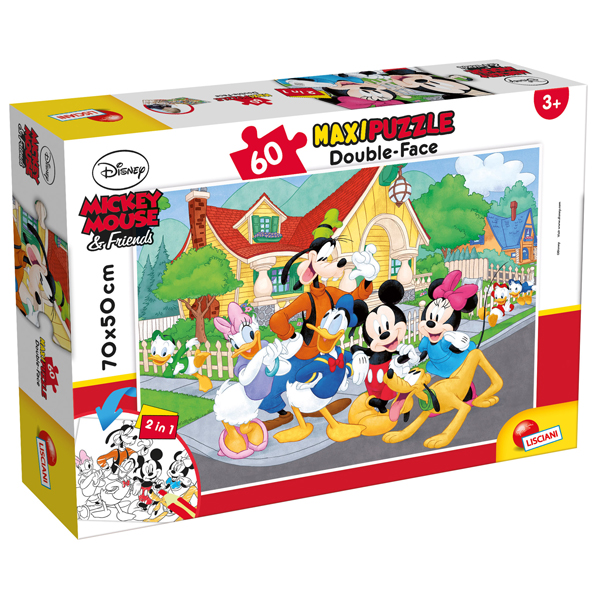 Puzzle Maxi 60pz Disney Mickey Lisciani 66728 8008324066728