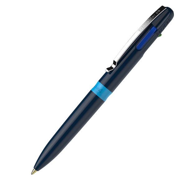 Penna a Sfera Take 4 a Quattro Colori Punta M Fusto Blu Schneider 138003 4004675140135