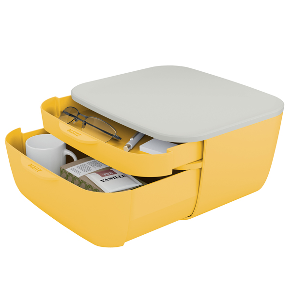 Cassettiera 2 Scomparti Giallo Cosy Leitz 53570019 4002432124756