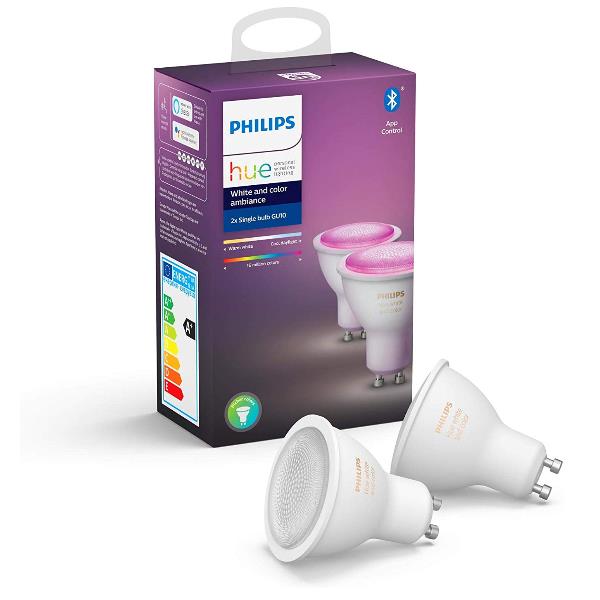 Hue White And Color Ambiance 2 X Philips 929001953102 8718699629250