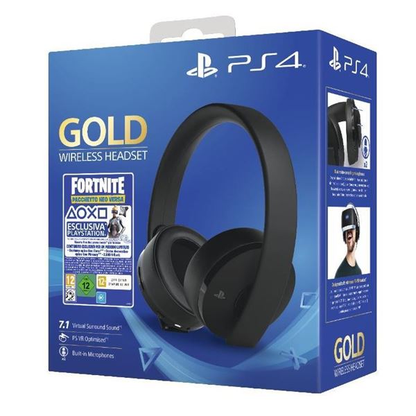 Ps4 Gold Wireless Stereo Headset Sony 9455165 711719455165