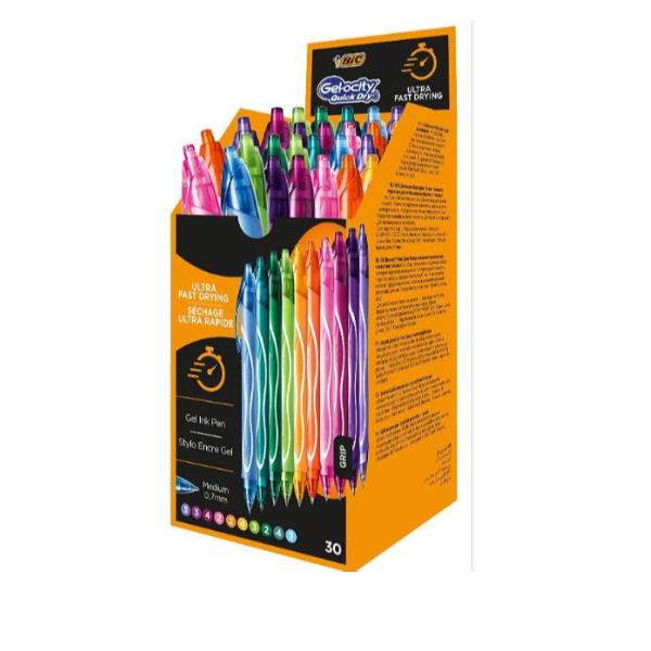 Penna Gel Ocity Qd Col Assorti Bic 972024 3086123558182