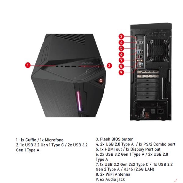 Mag Codex 5 12si 1213it Msi 9s6 B93081 1213 4719072947910