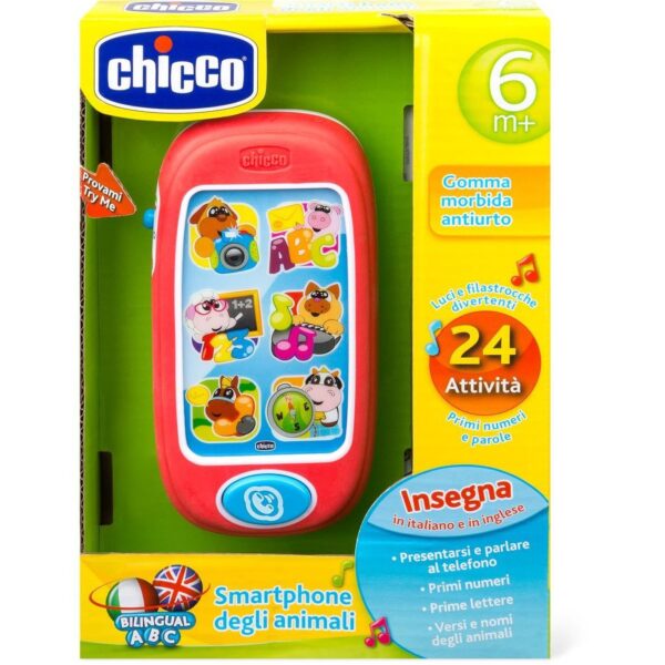 Gioco Abc Smartphone Animali It Chicco 785300 8058664062379