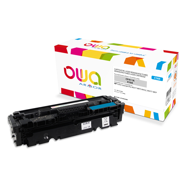 Toner Ciano Armor per Hp Color Laserjet Pro M377 M452 M477 K15943 3112539632892