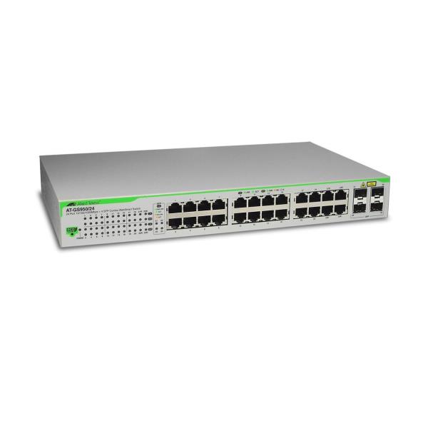 24 Port 10 100 1000tx Websmart Allied Telesis At Gs950 24 50 767035178479