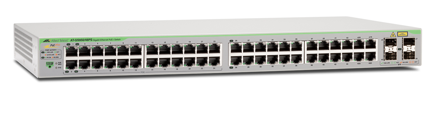 48 Ports Websmart Poe Allied Telesis Non Eis At Gs950 48ps 50 767035198217