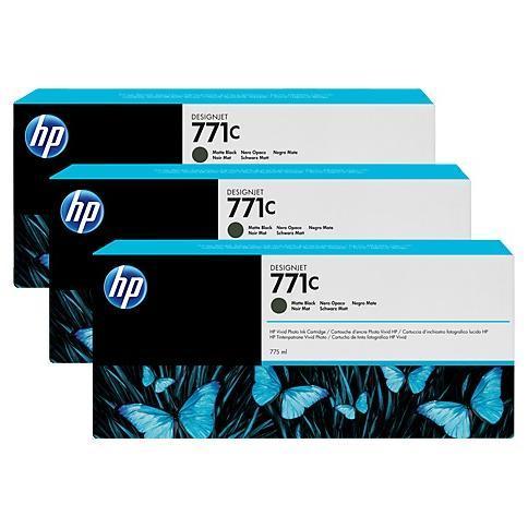 Cart 771c da 775 Ml Nero Opaco3pz Hp Inc B6y31a 887111301246