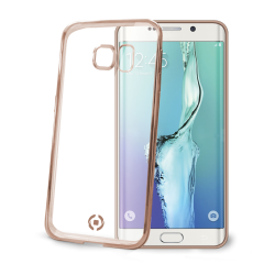 Laser Cover Galaxy S6 Edge Gold Celly Bcls6egd 8021735715092