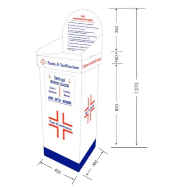 Box Punto di Sanificazione Gel Box Sanific